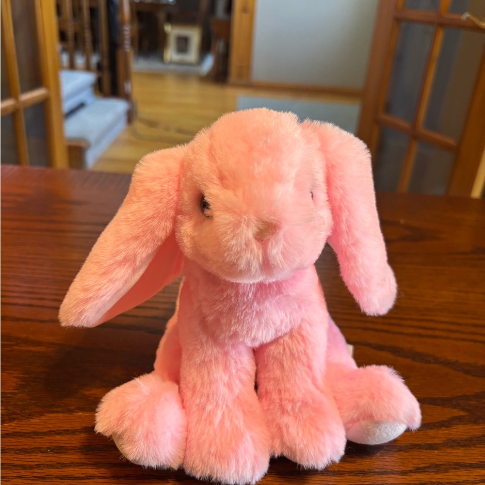 Plush Pastel Pink Bunny